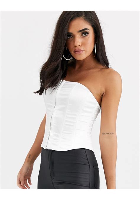 bandeau corset tops